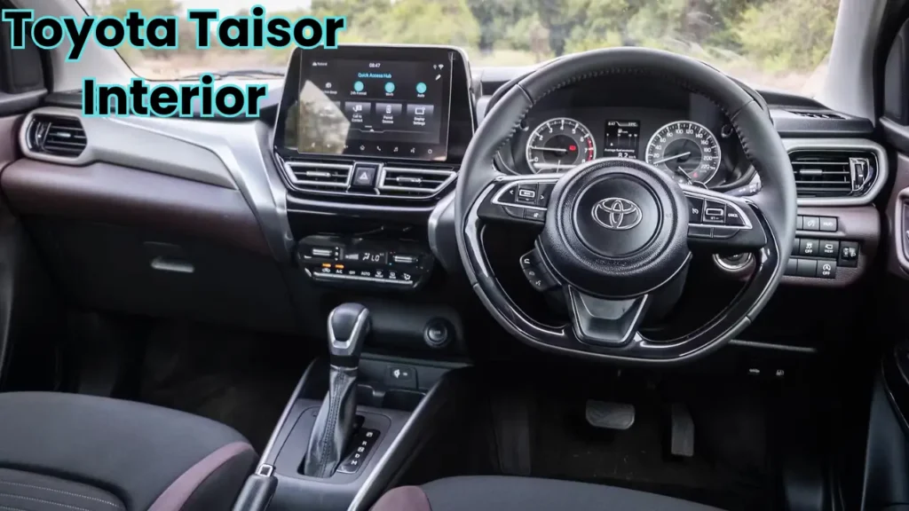 Toyota Taisor Interior