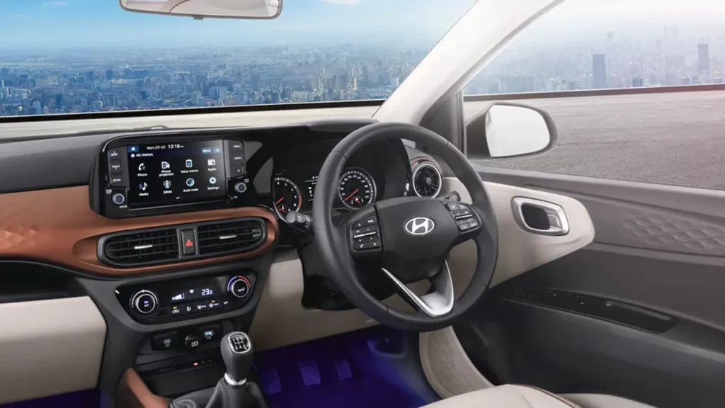Hyundai Aura Interior