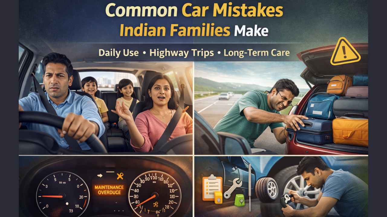 Common Mistakes Indian Families Make While Using a New Car