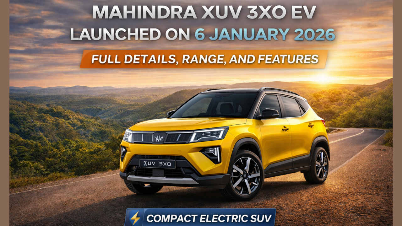 Mahindra XUV 3XO EV Launched on 6 January 2026